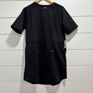 NWT Kyodan SculptEase pull over adjustable waist dress in black size M